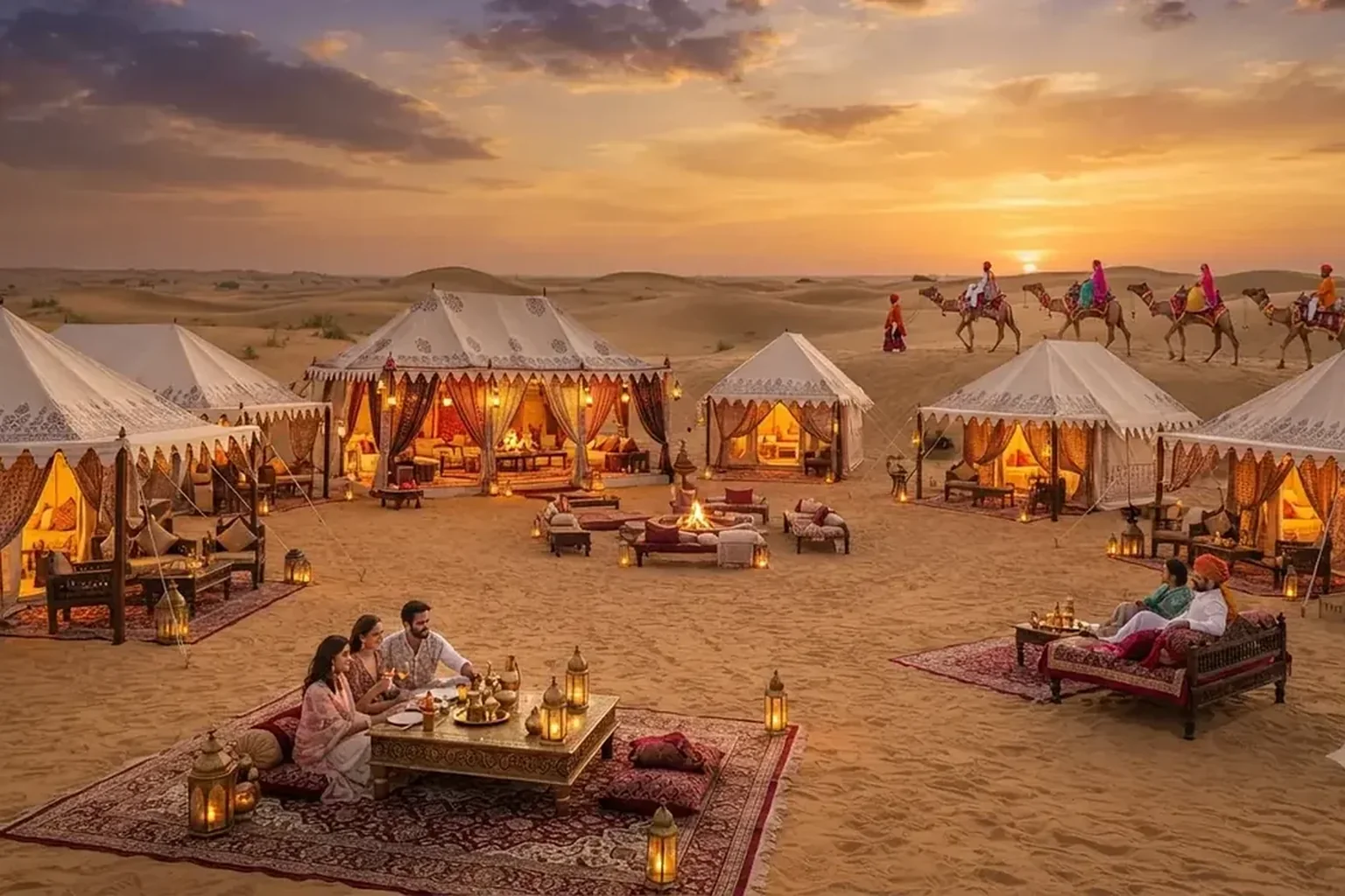 Desert camp stays in Jaisalmer, Rajasthan