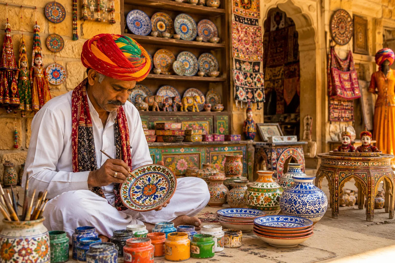 Traditional arts and crafts of Rajasthan