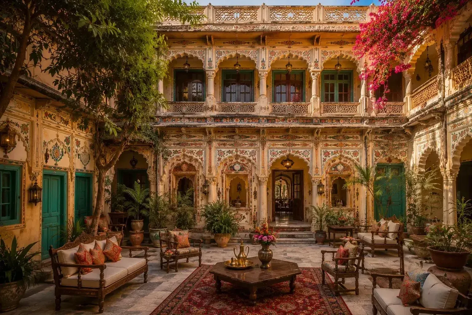 Heritage havelis and traditional stays in Rajasthan