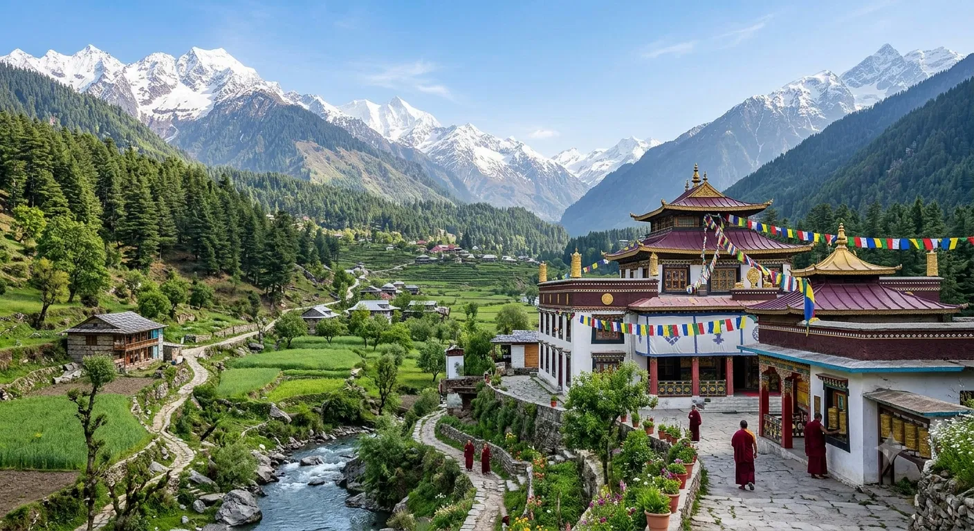 Dharamshala Himalayan landscape and peaceful mountain setting